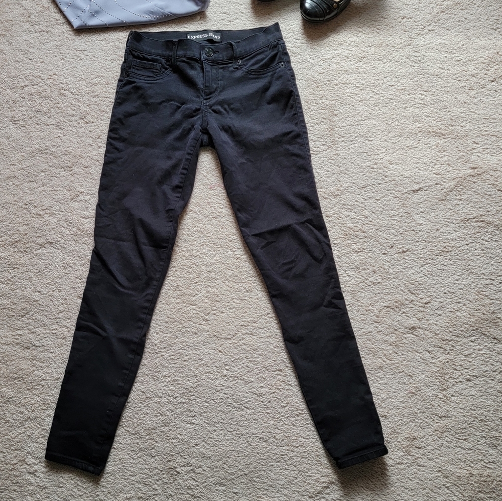 Black Stretch Legging Jeans